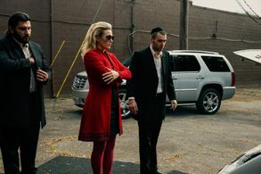Still of Alexander Babara, Kate Winslet and Anthony Belevtsov in Triple 9 (2016)