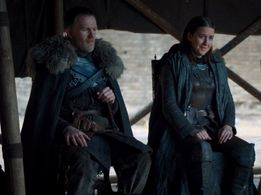 Niall Bishop with Gemma Whelan in the Season 8 finale of Game of Thrones