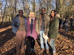 Gemma Chan, Ivanno Jeremiah, and Dimeji Ewuoso in Humans (2015)