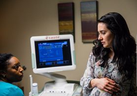 ANISA NYELL JOHNSON & MICAH LYNN HANSON in a scene from: Like Arrows:The Art Of Parenting