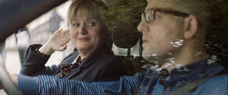 Anna Mikhalkova and Fyodor Lavrov in About Love. For Adults Only (2017)