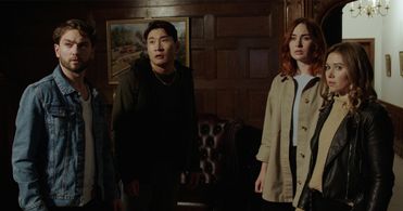 Sarah Alexandra Marks, Louis James, Kim Spearman, and Rui Shang in The Manor