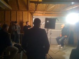 set photo; The Rise and Fall of the Filthy Maggots