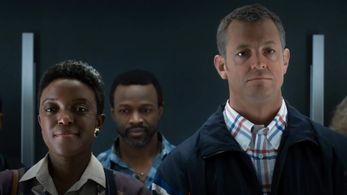 Joel Kinnaman and Krys Marshall in For All Mankind: Polaris (2022)