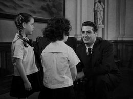 Victor Mature, Marilee Grassini, and Iris Mann in Kiss of Death (1947)