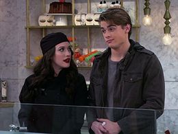 Kat Dennings and Austin Falk in 2 Broke Girls (2011)