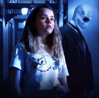 Max Bickelhaup and Megan Stott in Just Beyond (2021)