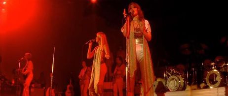 Agnetha Fältskog, Anni-Frid Lyngstad, Björn Ulvaeus, and ABBA in ABBA: The Movie (1977)
