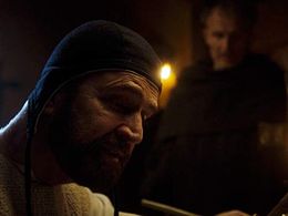 Rupert Everett and Richard Sammel in The Name of the Rose (2019)