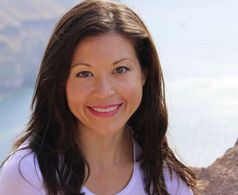 Jennifer Betit Yen Shot on location in Santorini, Greece