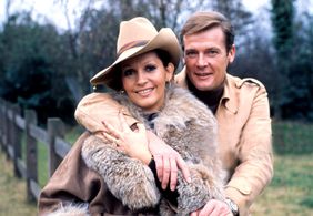 Roger Moore and Luisa Mattioli