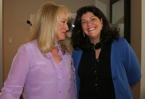 w/ Meryl Streep on the set of Web Therapy