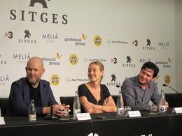 The Lodgers (2017) press conference at the 50th Sitges Film Festival, Spain