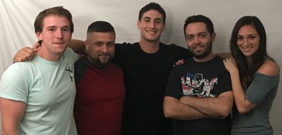 George Massimillo, Michael La Gattuta, Aaron Latta-Morissette, Michelle Morocco, and Fernando Jose Borrego