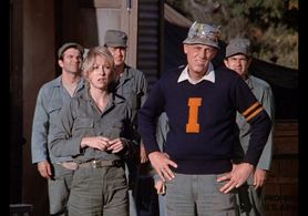 Teri Garr, Roy Goldman, and McLean Stevenson in M*A*S*H (1972)