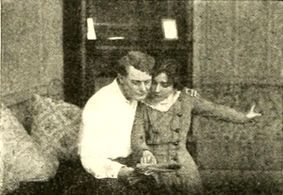 Mary Fuller and Harold M. Shaw in The Jewels (1912)