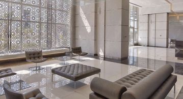 Lobby set built on stage for the movie James Dean.