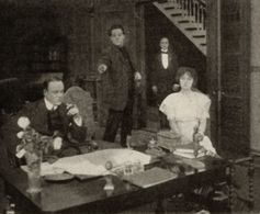 Charlotte Burton, Eric Jacobs, Pete Morrison, and William Russell in The Bruiser (1916)