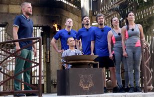 Libor Boucek, Jakub Prachar, Jan Dolanský, Vojtech Kotek, Kristýna Leichtová, and Hana Kynychová in Pevnost Boyard (2016