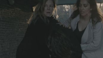 Florence Harvey, Cecilia Calancha, and Heather Cairns in Doctor Theatre (2020)