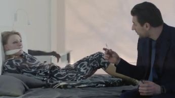 Aleksandr Ustyugov and Irina Tarannik in Better Than Us (2018)