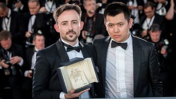 Australian director Charles Williams, short film Palm d'Or award winner for his film 'All These Creatures' and Wei Shuju