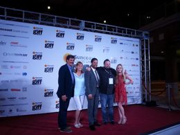 Joining my fellow cast members and writer/director, Kevin O'Brien, at the premier of Prodigal, March 2017, at the Gaspar