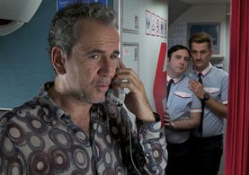 Guillermo Toledo, Raúl Arévalo, and Carlos Areces in I'm So Excited! (2013)