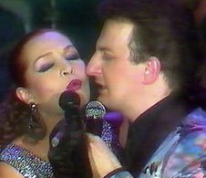 Javier Gurruchaga and Sara Montiel