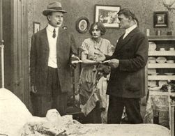 Walter Edwin and Gertrude McCoy in The Usurer's Grip (1912)