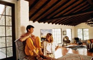 Anthony Perkins and Berry Berenson