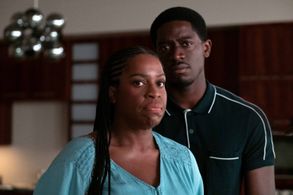 Michael Hyatt and Damson Idris in Snowfall: Fault Lines (2022)