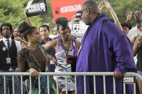 Taraji P. Henson, André Leon Talley, and Ta'Rhonda Jones in Empire (2015)