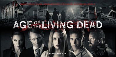 Simon Phillips, Nicola Posener, Bill Oberst Jr., Eve Mauro, and Everett in Age of the Living Dead (2018)