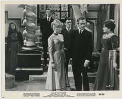 Isobel Black, Jennifer Daniel, Edward de Souza, Jacquie Wallis, Barry Warren, and Noel Willman in The Kiss of the Vampir
