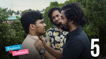 Ujan Chatterjee, Riddhi Sen, and Rwitobroto Mukherjee in Boyfriends & Girlfriends (2021)