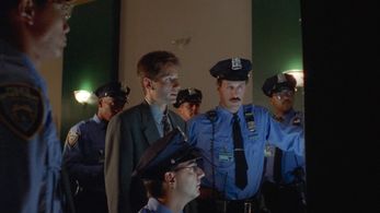 David Duchovny and Anthony Harrison in The X-Files (1993)