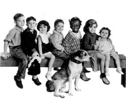 Scotty Beckett, Darla Hood, George 'Spanky' McFarland, Carl 'Alfalfa' Switzer, Harold Switzer, Billie 'Buckwheat' Thomas