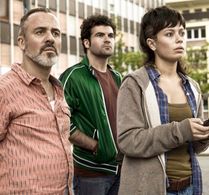 Javier Gutiérrez, Anna Castillo, and Pep Ambròs in The Olive Tree (2016)