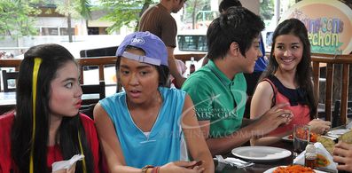 Kathryn Bernardo, Sharlene San Pedro, Daniel Padilla, and Liza Soberano in Must Be... Love (2013)