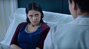 Alice Braga and Blu Hunt in The New Mutants (2020)