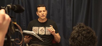 Lecturing at acting & directing students at UCLA Extension