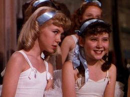 Connie Cornell and Elinor Donahue in The Unfinished Dance (1947)