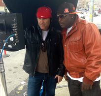 Kevin Breslin with recording artist, music producer and actor Mikey Jay