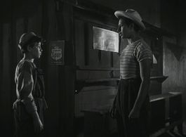 Javier Amézcua and Alfonso Mejía in The Young and the Damned (1950)