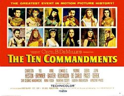 Charlton Heston, Edward G. Robinson, Judith Anderson, Anne Baxter, Yul Brynner, Yvonne De Carlo, John Derek, Nina Foch, 