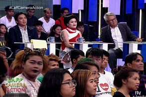 Gladys Guevarra, Caesar Cosme, and Sef Cadayona in Laff Camera Action (2016)