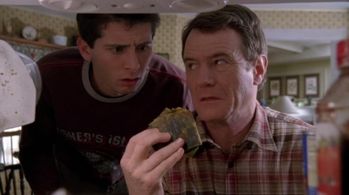 Justin Berfield and Bryan Cranston in Malcolm in the Middle (2000)