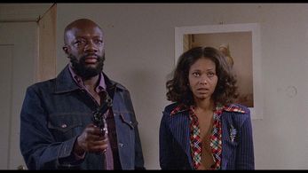Isaac Hayes and Annazette Chase in Truck Turner (1974)