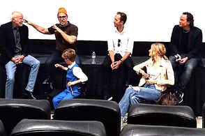 Bill J. Stevens, Jason Paul Field, Grant Stevens, Andrew Baird, Crystal St John, Dani Menkin at LITTLE TOWN event